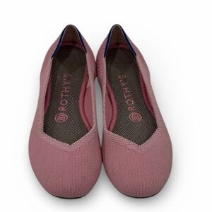 Rothy's Pink Knit Ballet Flats